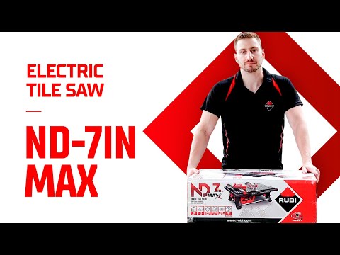 Rubi Tools Nd 7 in Max Tile Saw with Blade - 45986