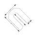 Gundlach Horseshoe Tile Spacers (100 pc. bag) - Tile ProSource